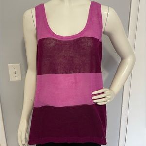 NWT Stripe Tank Top XL